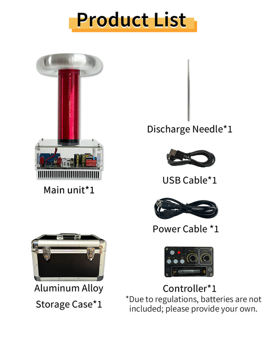 TESLA COIL 50 | Professional Studio Edition with Wireless Control (50cm Arc)