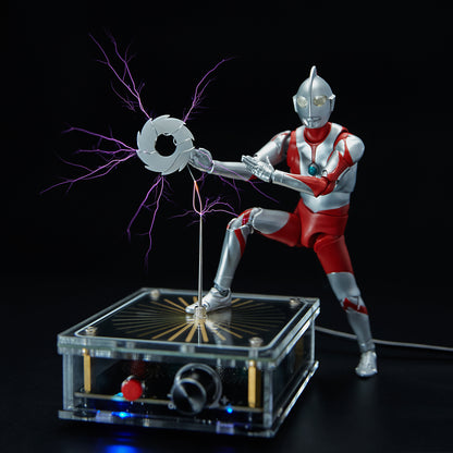 TESLA COIL 8 | Transparent "Gold Skeleton" Edition (Lightweight Education Kit)