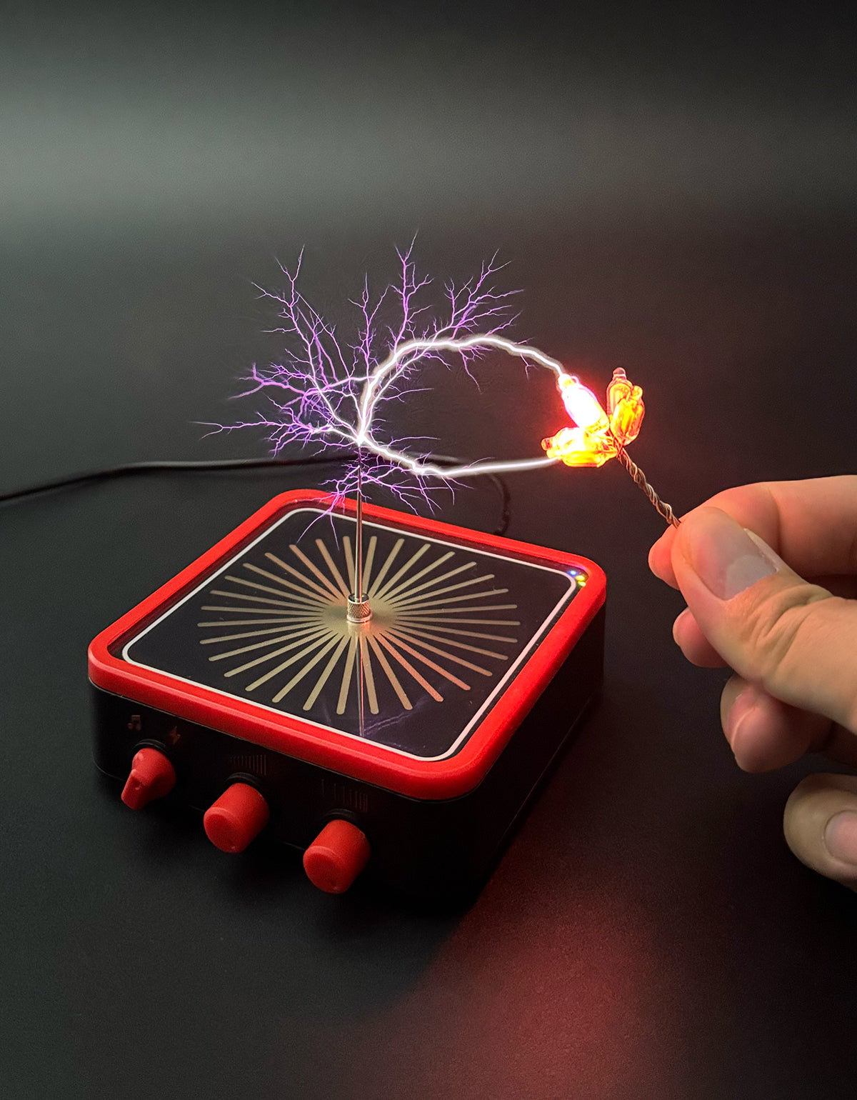 TESLA COIL 10MINI | Compact Palm-Sized Singing Coil (10cm Arc Portable Edition)