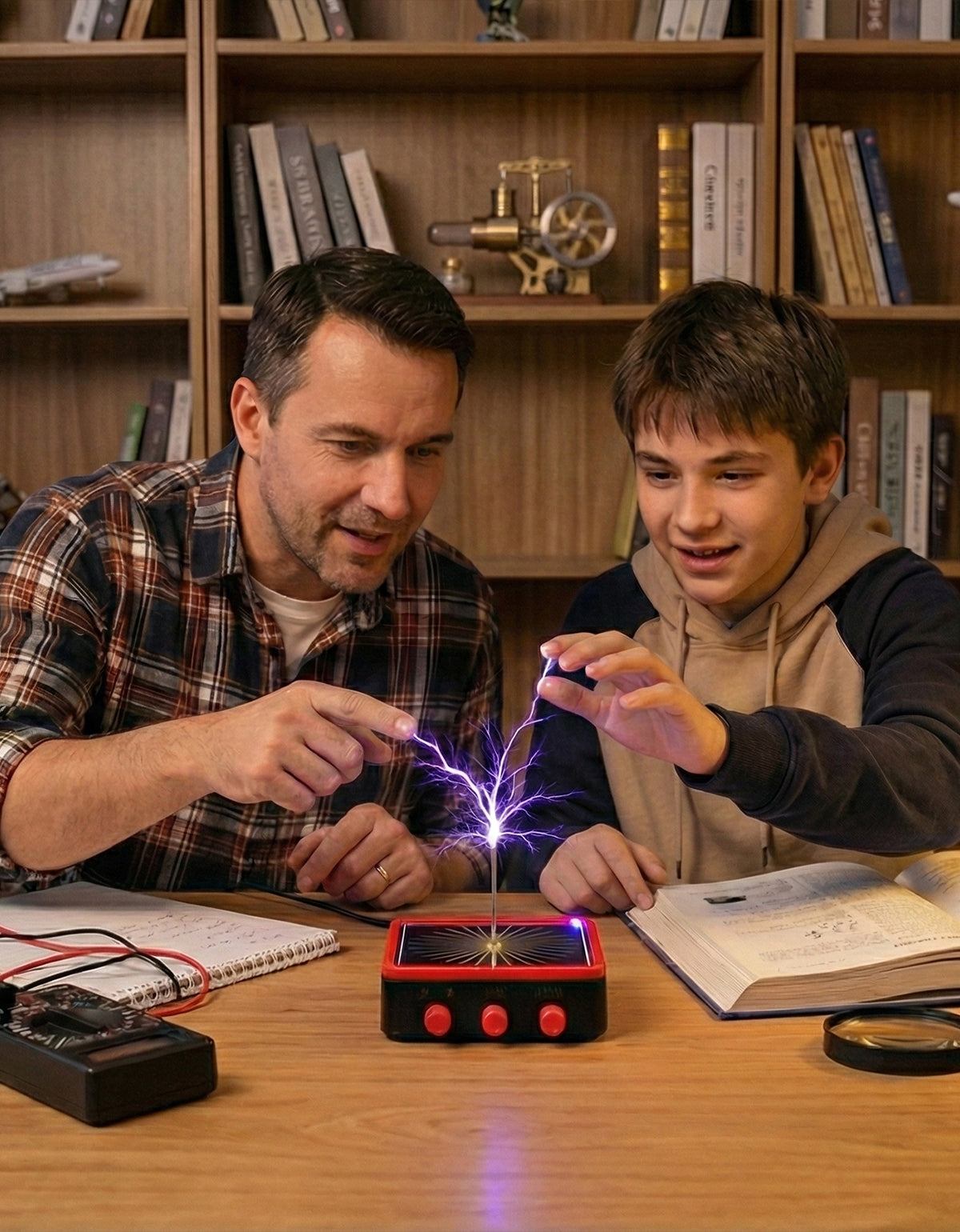 TESLA COIL 10MINI | Compact Palm-Sized Singing Coil (10cm Arc Portable Edition)