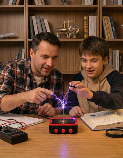 TESLA COIL 10MINI | Compact Palm-Sized Singing Coil (10cm Arc Portable Edition)