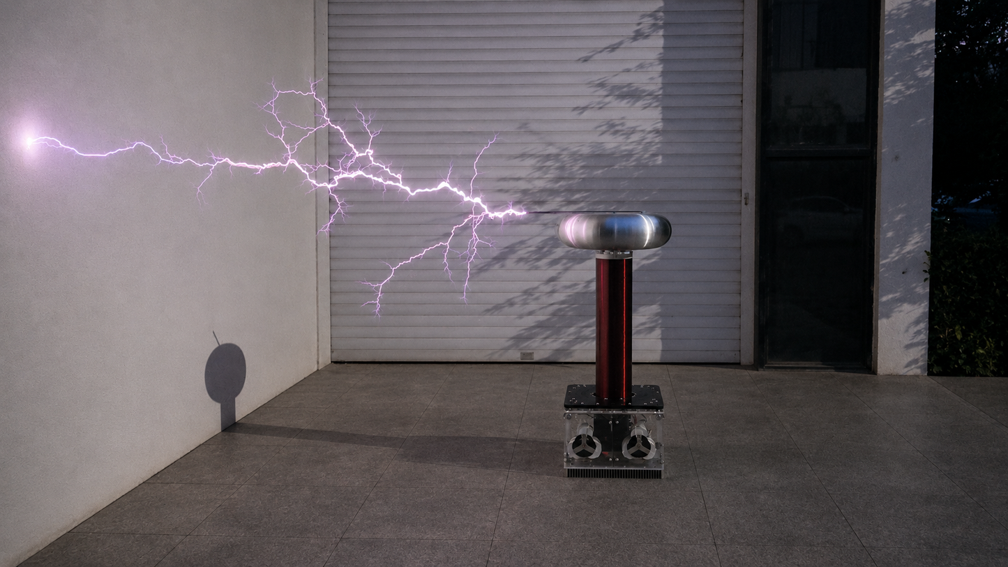 TC150 Tesla Coil | Large-Scale DRSSTC Demonstration System (1.5 m Arc)