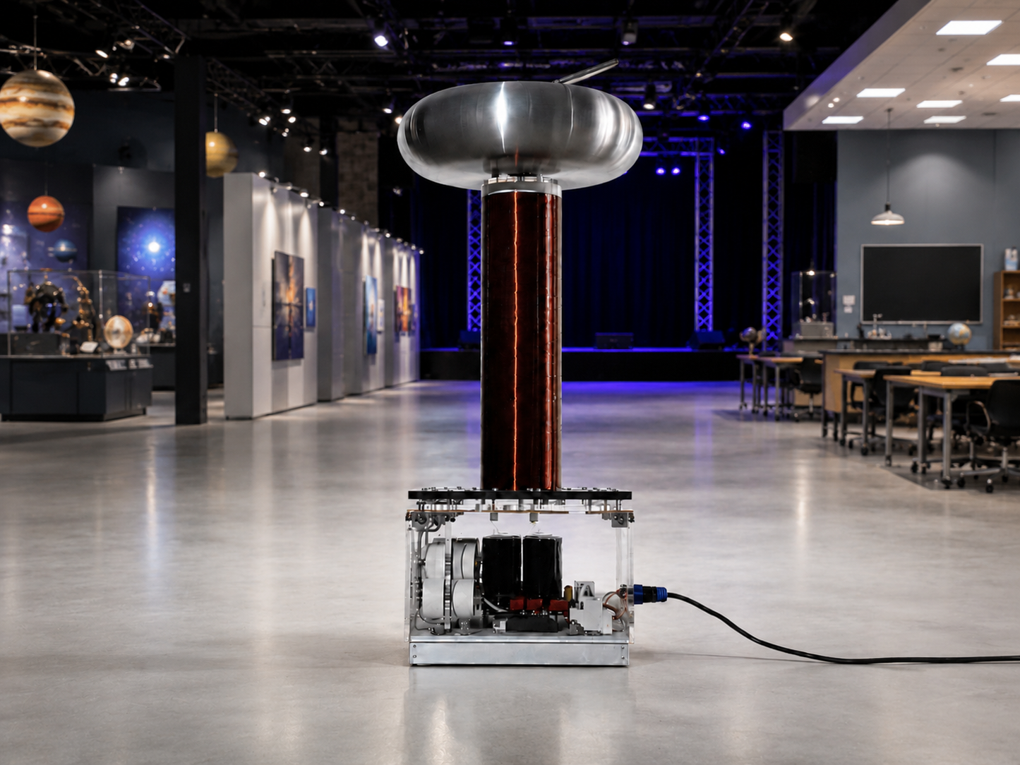 TC150 Tesla Coil | Large-Scale DRSSTC Demonstration System (1.5 m Arc)